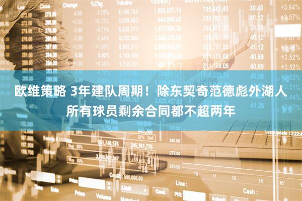 欧维策略 3年建队周期！除东契奇范德彪外湖人所有球员剩余合同都不超两年