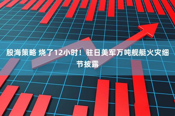 股海策略 烧了12小时！驻日美军万吨舰艇火灾细节披露